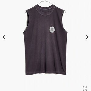 Madewell - Rivet & Thread Daisy Logo Graphic Cutoff Muscle Tee